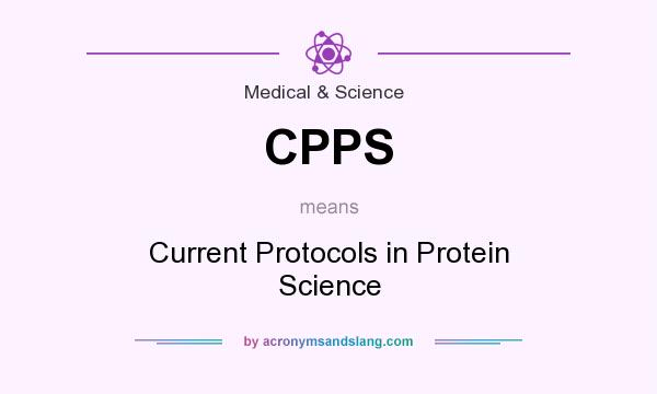 What does CPPS mean? It stands for Current Protocols in Protein Science