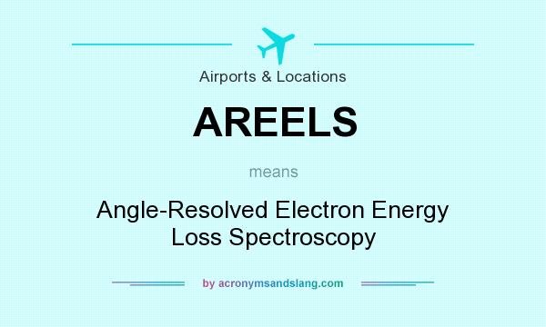 What does AREELS mean? It stands for Angle-Resolved Electron Energy Loss Spectroscopy