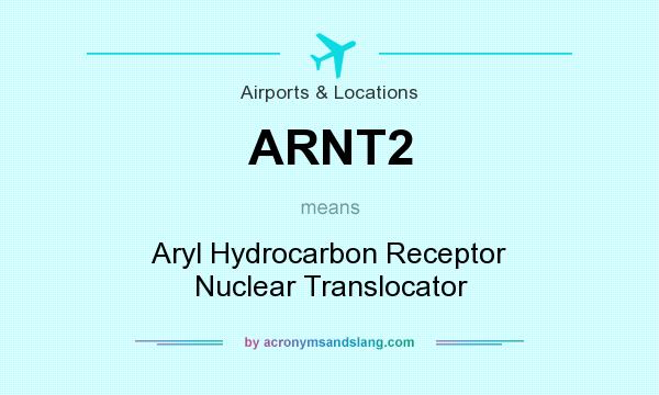 What does ARNT2 mean? It stands for Aryl Hydrocarbon Receptor Nuclear Translocator