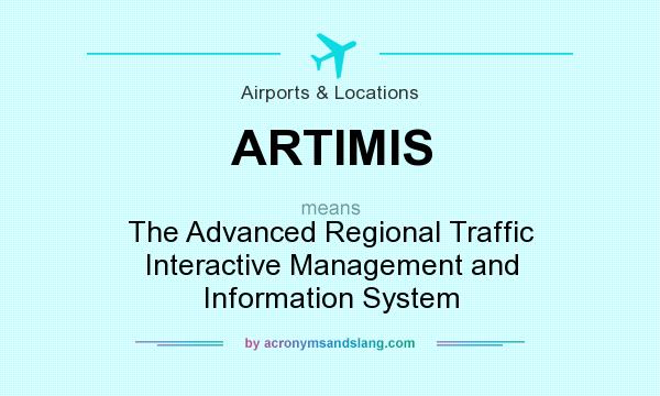 What does ARTIMIS mean? It stands for The Advanced Regional Traffic Interactive Management and Information System