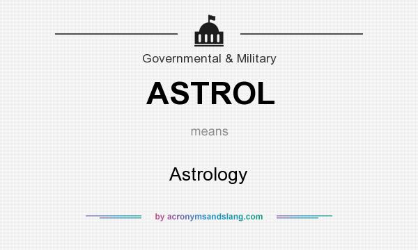 What does ASTROL mean? It stands for Astrology