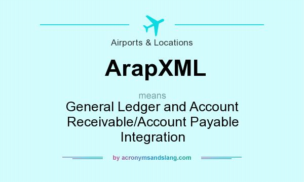 What does ArapXML mean? It stands for General Ledger and Account Receivable/Account Payable Integration