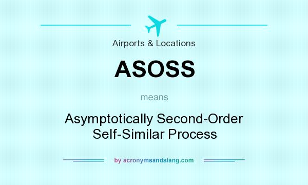 What does ASOSS mean? It stands for Asymptotically Second-Order Self-Similar Process