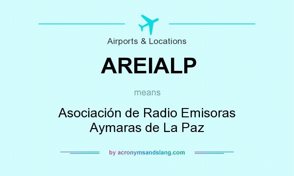 What does AREIALP mean? It stands for Asociación de Radio Emisoras Aymaras de La Paz