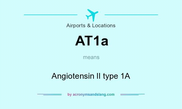 What does AT1a mean? It stands for Angiotensin II type 1A