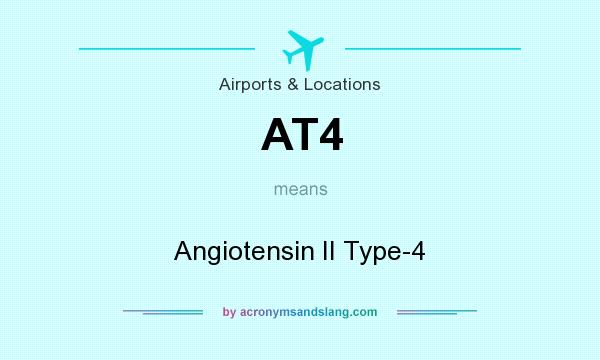 What does AT4 mean? It stands for Angiotensin II Type-4