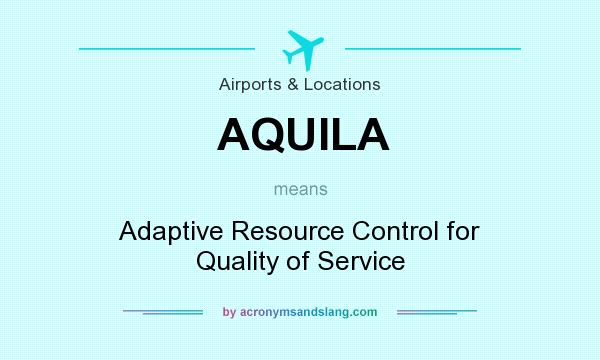 What does AQUILA mean? It stands for Adaptive Resource Control for Quality of Service