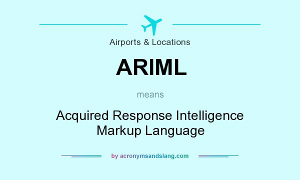 What does ARIML mean? It stands for Acquired Response Intelligence Markup Language