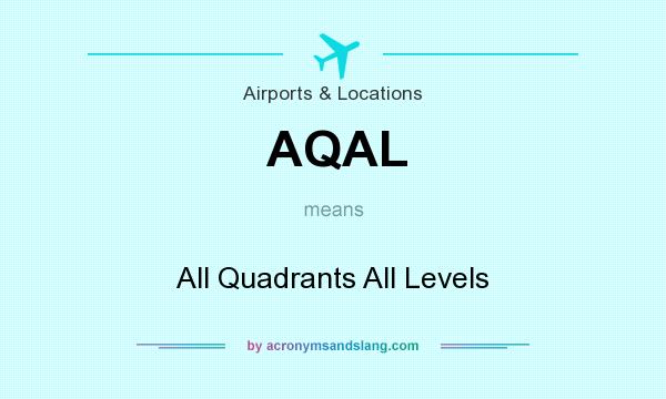 What does AQAL mean? It stands for All Quadrants All Levels