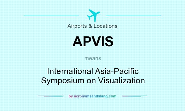 What does APVIS mean? It stands for International Asia-Pacific Symposium on Visualization