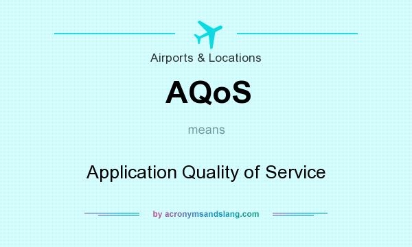 What does AQoS mean? It stands for Application Quality of Service
