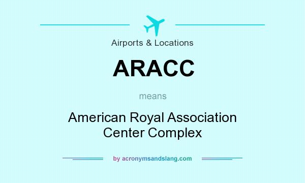 What does ARACC mean? It stands for American Royal Association Center Complex