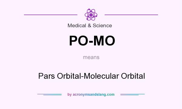 What does PO-MO mean? It stands for Pars Orbital-Molecular Orbital