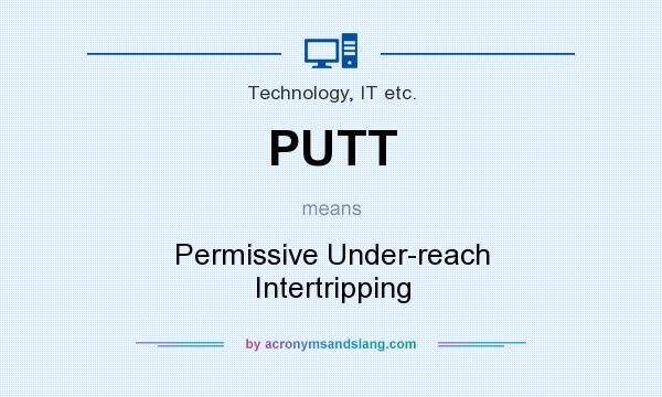 What does PUTT mean? It stands for Permissive Under-reach Intertripping