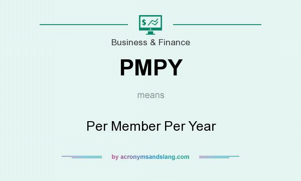 What does PMPY mean? It stands for Per Member Per Year