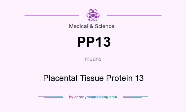 What does PP13 mean? It stands for Placental Tissue Protein 13