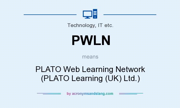 What does PWLN mean? It stands for PLATO Web Learning Network (PLATO Learning (UK) Ltd.)
