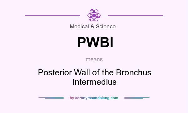 What does PWBI mean? It stands for Posterior Wall of the Bronchus Intermedius