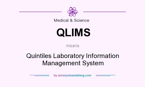 What does QLIMS mean? It stands for Quintiles Laboratory Information Management System