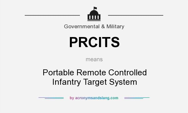 What does PRCITS mean? It stands for Portable Remote Controlled Infantry Target System