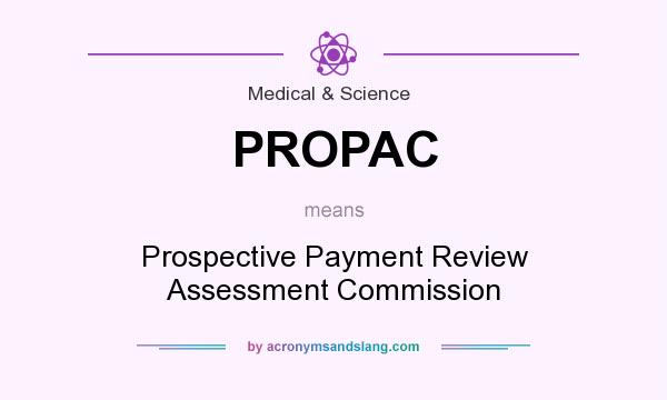 What does PROPAC mean? It stands for Prospective Payment Review Assessment Commission