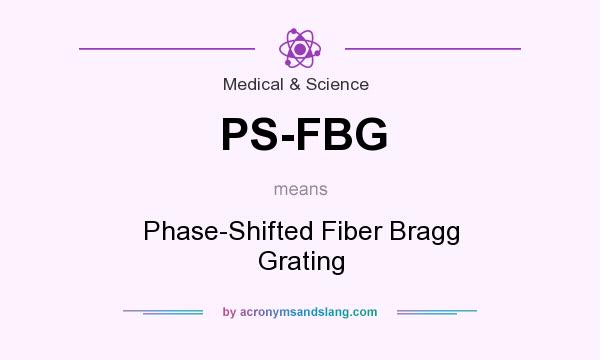 What does PS-FBG mean? It stands for Phase-Shifted Fiber Bragg Grating