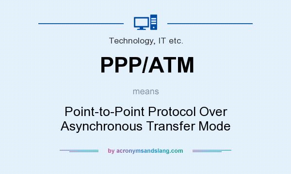 What does PPP/ATM mean? It stands for Point-to-Point Protocol Over Asynchronous Transfer Mode