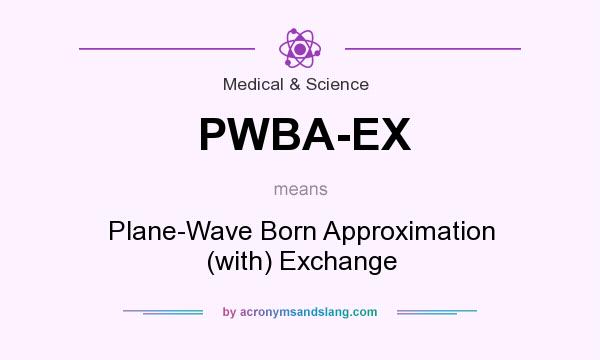 What does PWBA-EX mean? It stands for Plane-Wave Born Approximation (with) Exchange