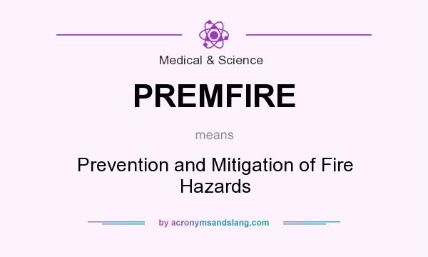 What does PREMFIRE mean? It stands for Prevention and Mitigation of Fire Hazards
