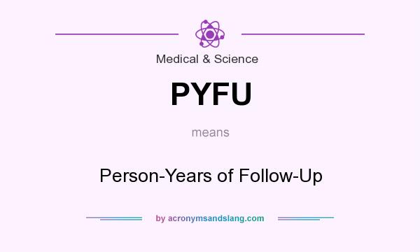 What does PYFU mean? It stands for Person-Years of Follow-Up