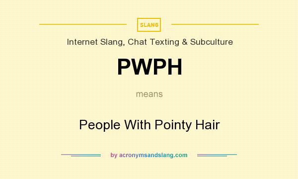 What does PWPH mean? It stands for People With Pointy Hair