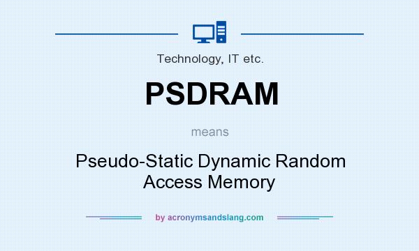 What does PSDRAM mean? It stands for Pseudo-Static Dynamic Random Access Memory