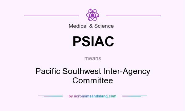 What does PSIAC mean? It stands for Pacific Southwest Inter-Agency Committee