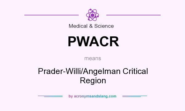 What does PWACR mean? It stands for Prader-Willi/Angelman Critical Region