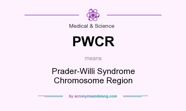 What does PWCR mean? It stands for Prader-Willi Syndrome Chromosome Region