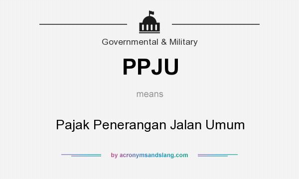 What does PPJU mean? It stands for Pajak Penerangan Jalan Umum