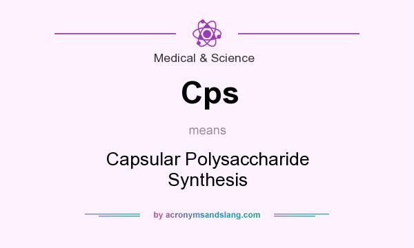 What does Cps mean? It stands for Capsular Polysaccharide Synthesis