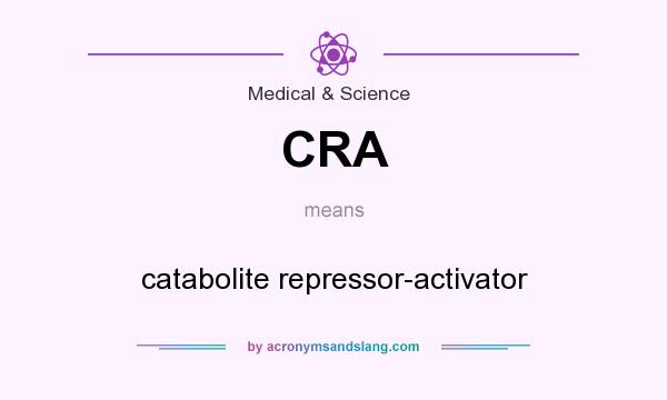 What does CRA mean? It stands for catabolite repressor-activator