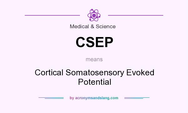 What does CSEP mean? It stands for Cortical Somatosensory Evoked Potential