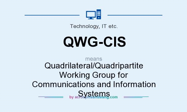 What does QWG-CIS mean? It stands for Quadrilateral/Quadripartite Working Group for Communications and Information Systems