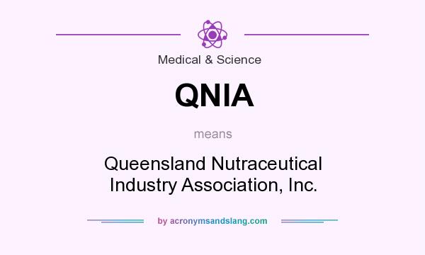 What does QNIA mean? It stands for Queensland Nutraceutical Industry Association, Inc.