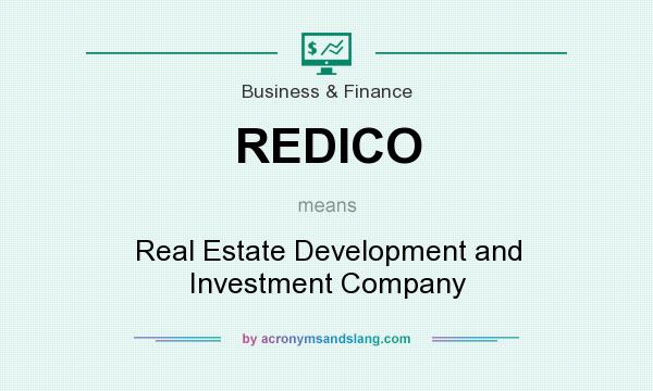 What does REDICO mean? It stands for Real Estate Development and Investment Company