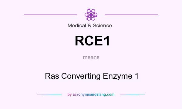 What does RCE1 mean? It stands for Ras Converting Enzyme 1