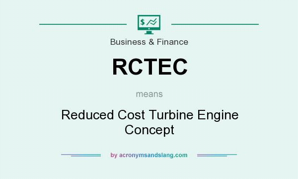 What does RCTEC mean? It stands for Reduced Cost Turbine Engine Concept
