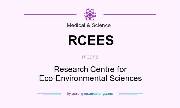 What does RCEES mean? It stands for Research Centre for Eco-Environmental Sciences