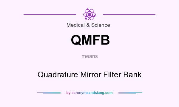 What does QMFB mean? It stands for Quadrature Mirror Filter Bank