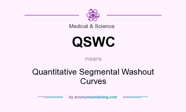 What does QSWC mean? It stands for Quantitative Segmental Washout Curves