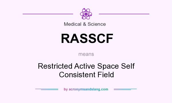 What does RASSCF mean? It stands for Restricted Active Space Self Consistent Field