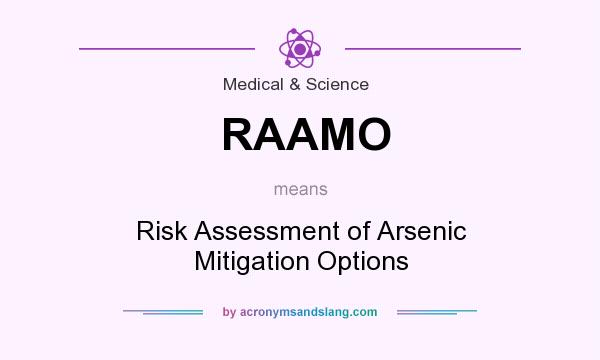 What does RAAMO mean? It stands for Risk Assessment of Arsenic Mitigation Options