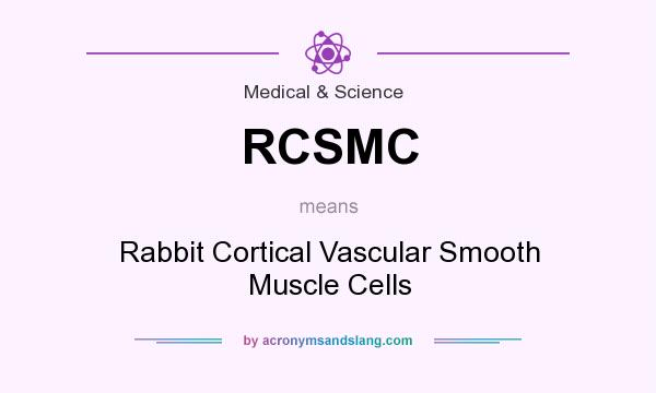 What does RCSMC mean? It stands for Rabbit Cortical Vascular Smooth Muscle Cells